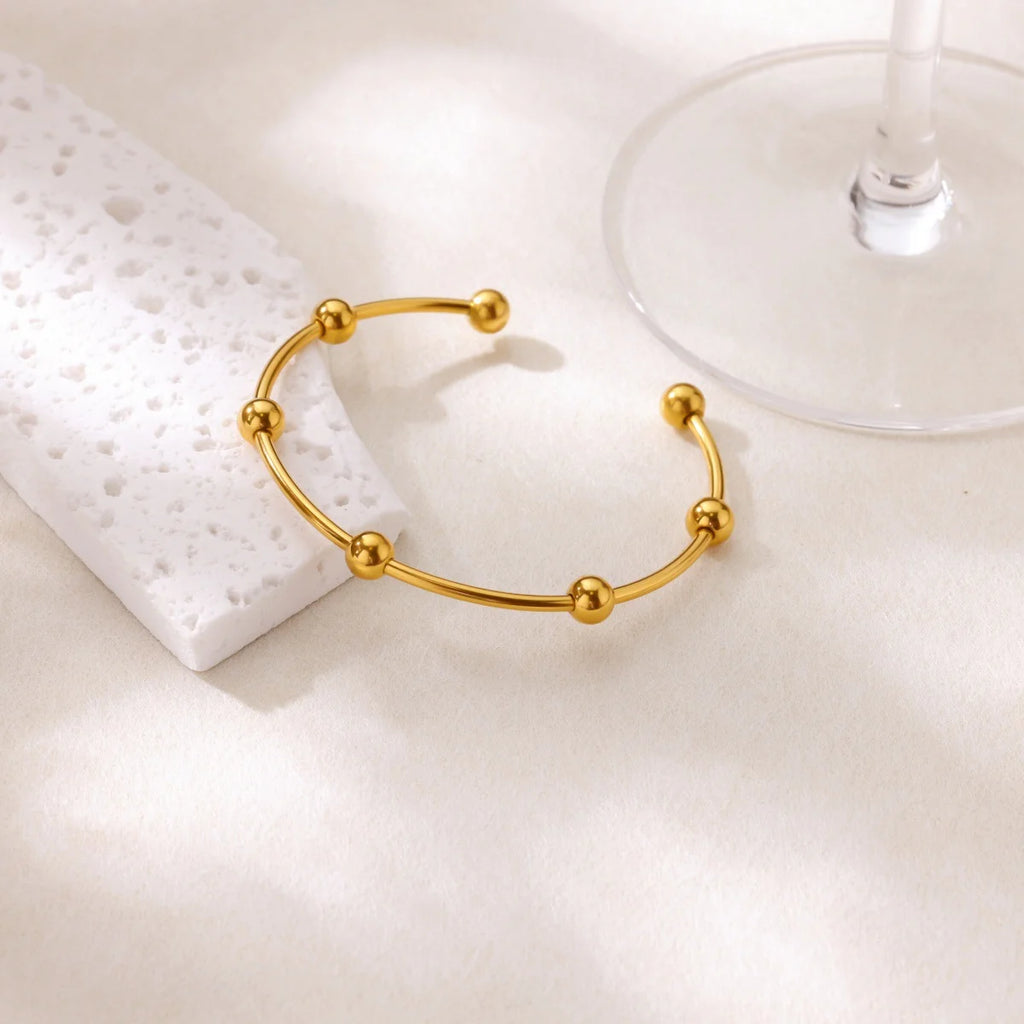 Trendy Bow Tie Cuff Open Bracelet For Women Girls Stainless Steel High Quality Pulseras Gold Color Bangle Jewelry Best Gift