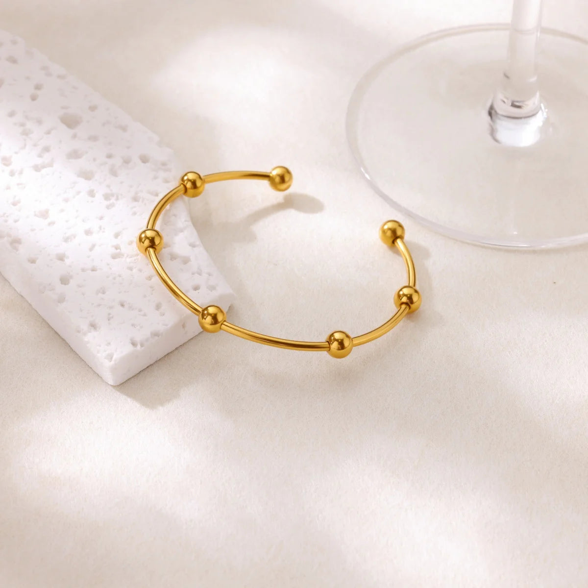 Trendy Bow Tie Cuff Open Bracelet For Women Girls Stainless Steel High Quality Pulseras Gold Color Bangle Jewelry Best Gift