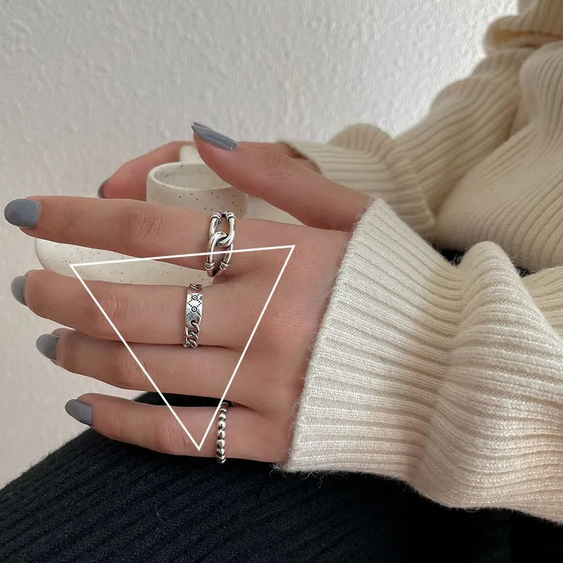 Aura pearl  sterling silver rings