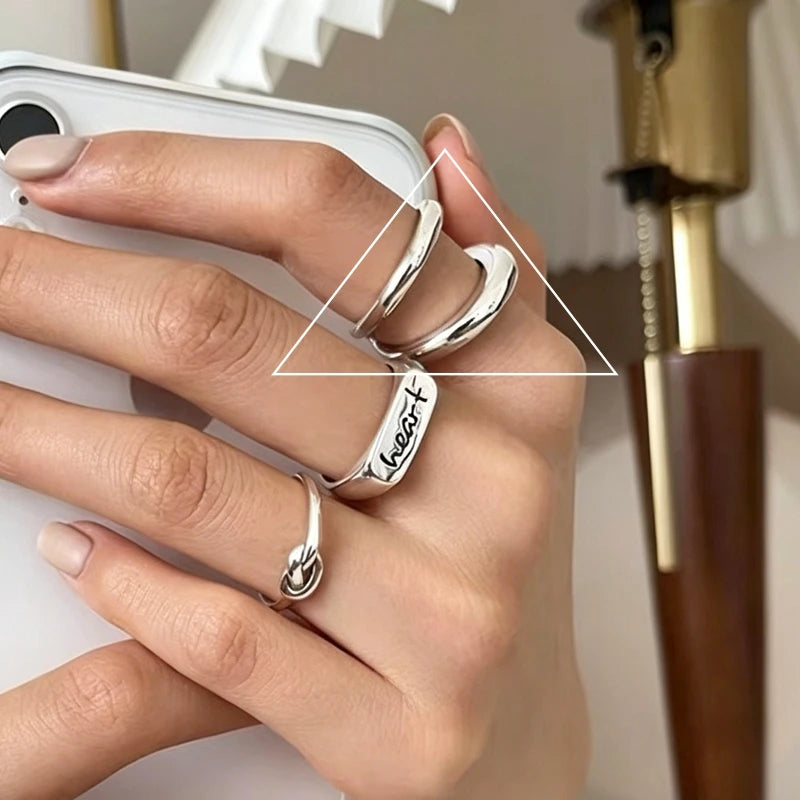 Aura pearl  sterling silver rings