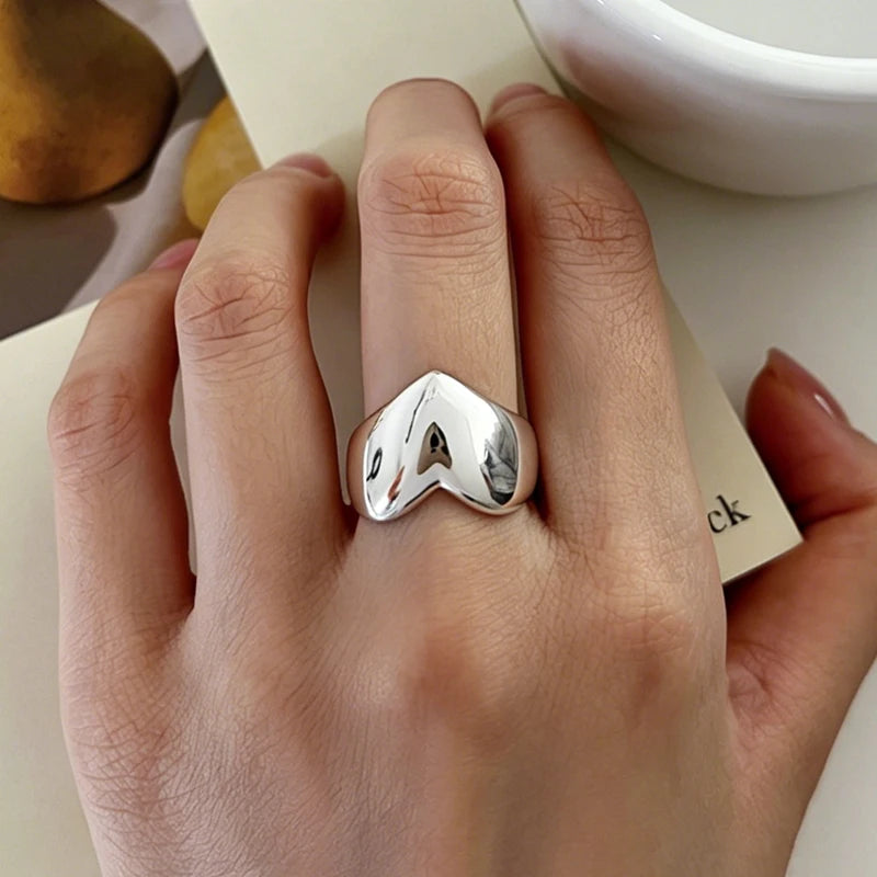 Aura pearl  sterling silver rings