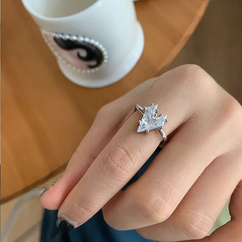 Aura pearl  sterling silver rings