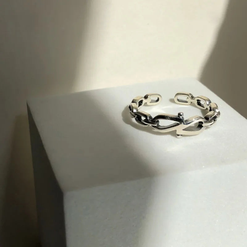 Aura pearl  sterling silver rings