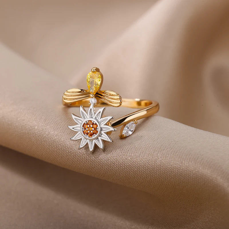 Celestal spinner ring