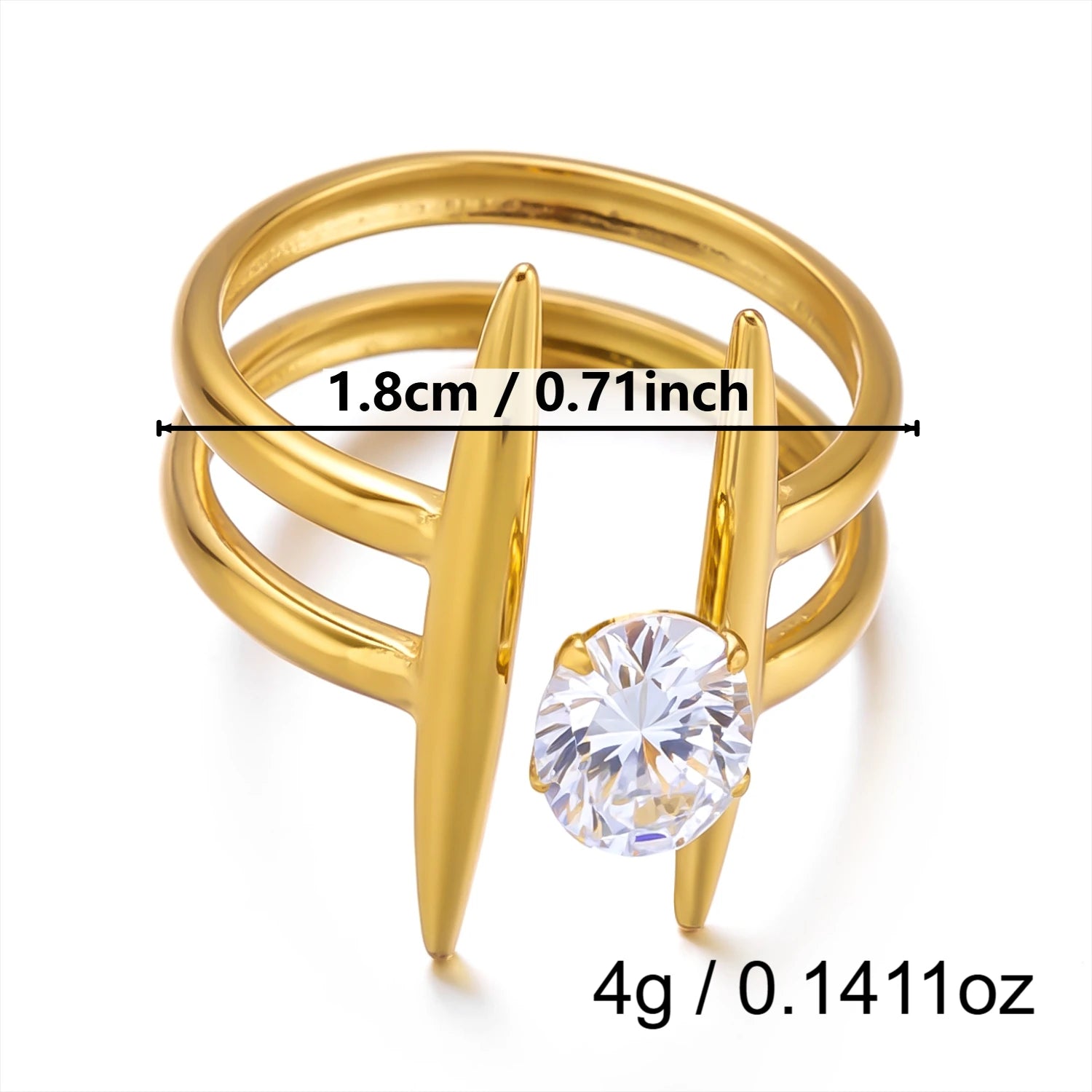 Liquid metal Geometric RING