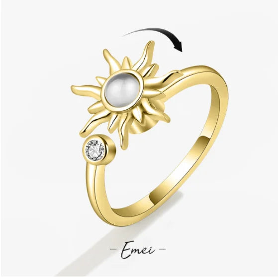 Celestal spinner ring