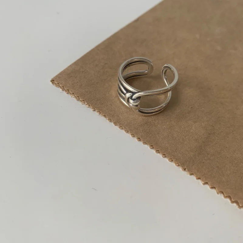 Aura pearl  sterling silver rings