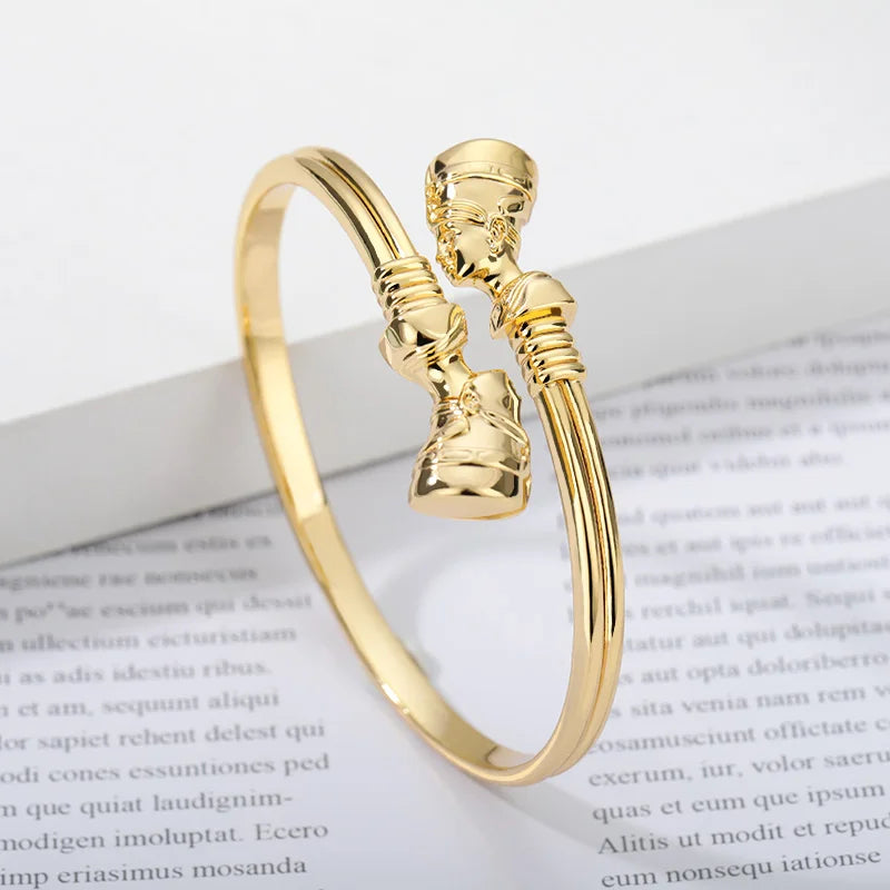 316L Stainless Steel Shell Starfish Bangles for Women Fashion Gold Silver Color Cuff Bangle Bracelet Femme Aesthetic Jewelry