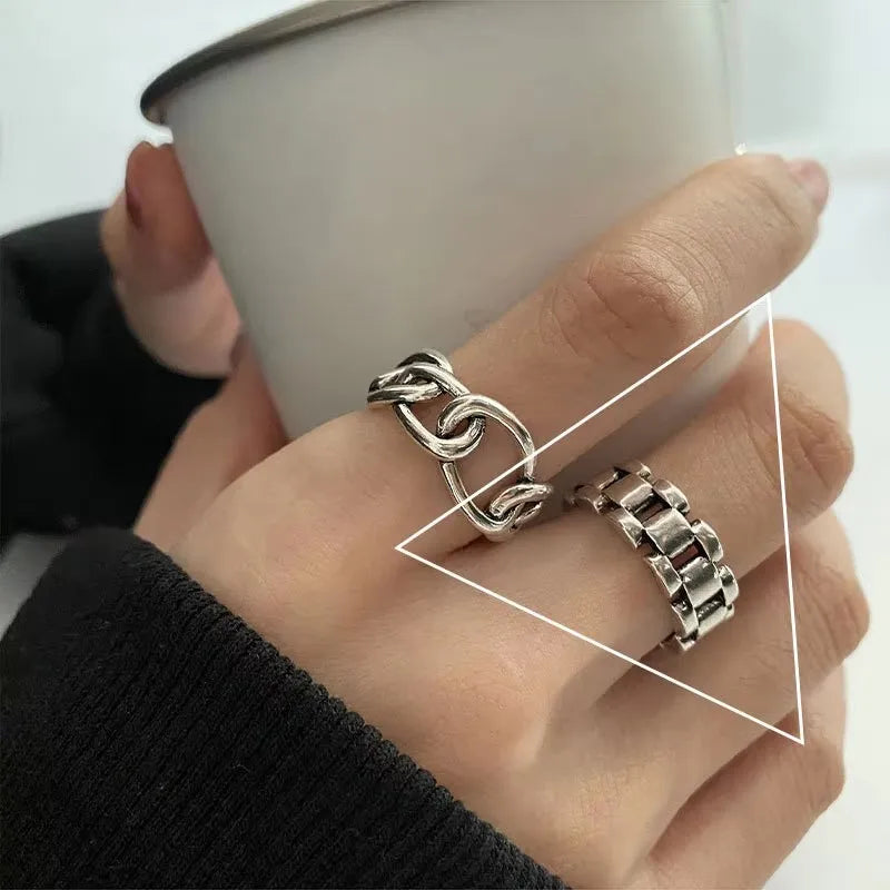 Aura pearl  sterling silver rings