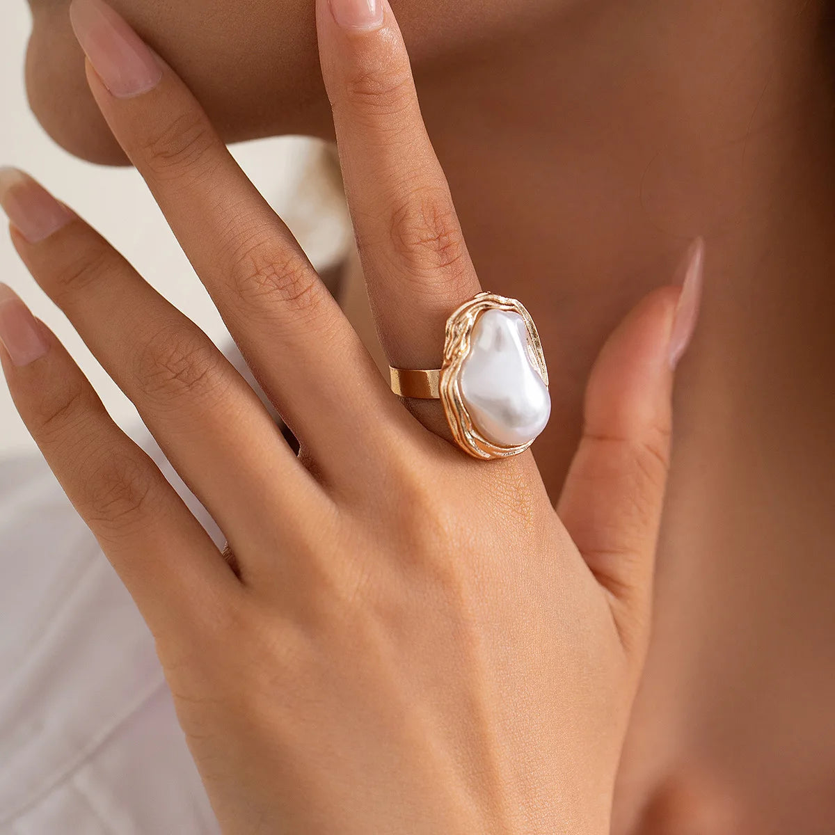 AURA blossom Ring set