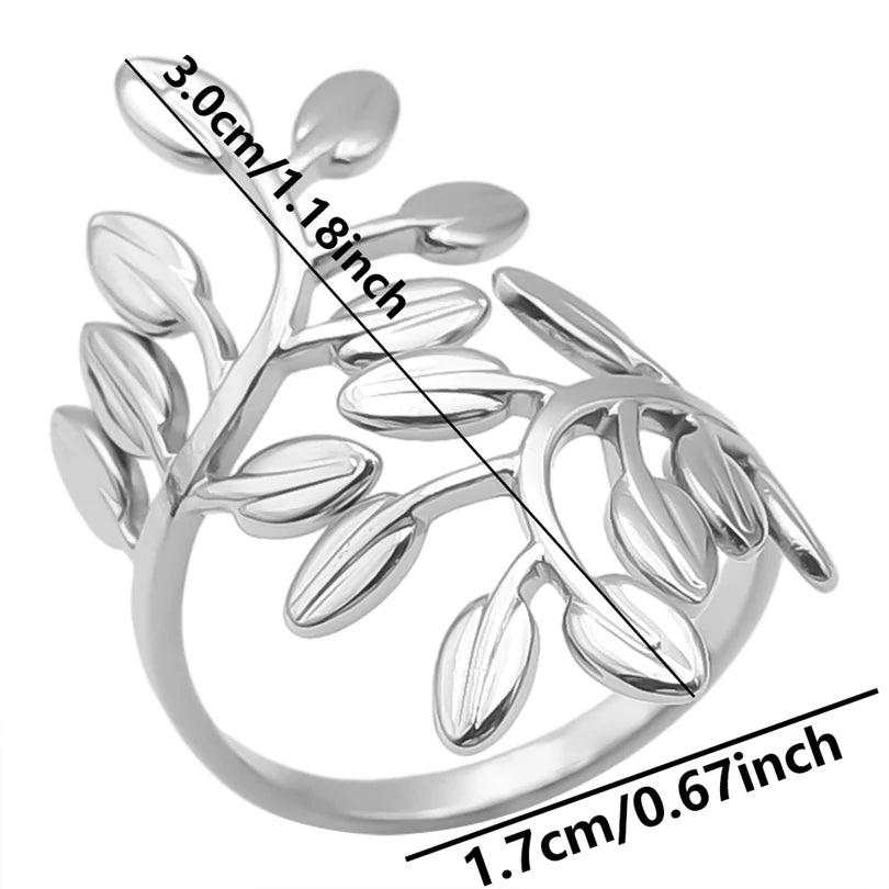 AURA Irregular chrome ring