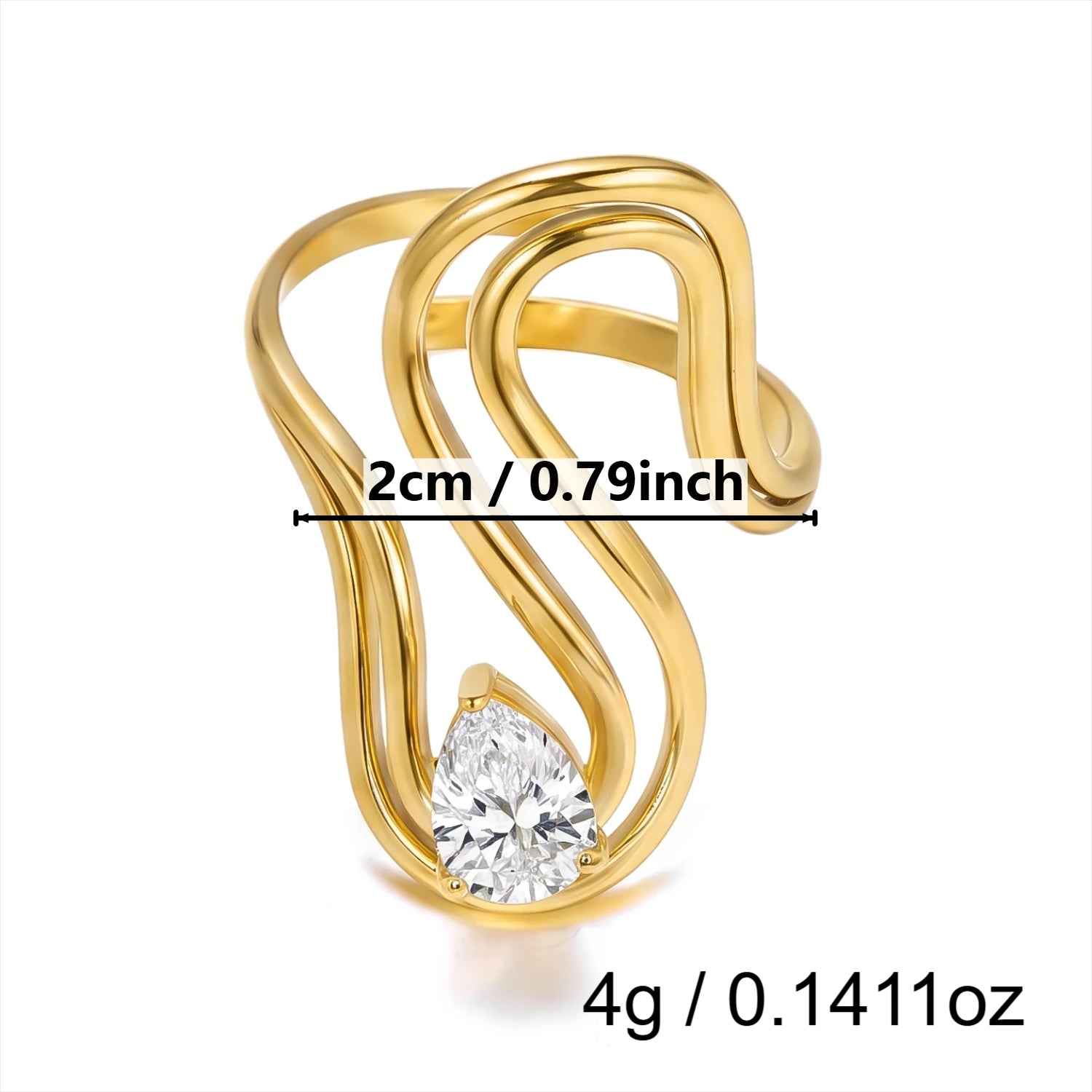 Liquid metal Geometric RING