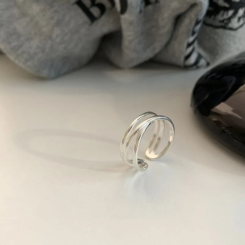 Aura pearl  sterling silver rings