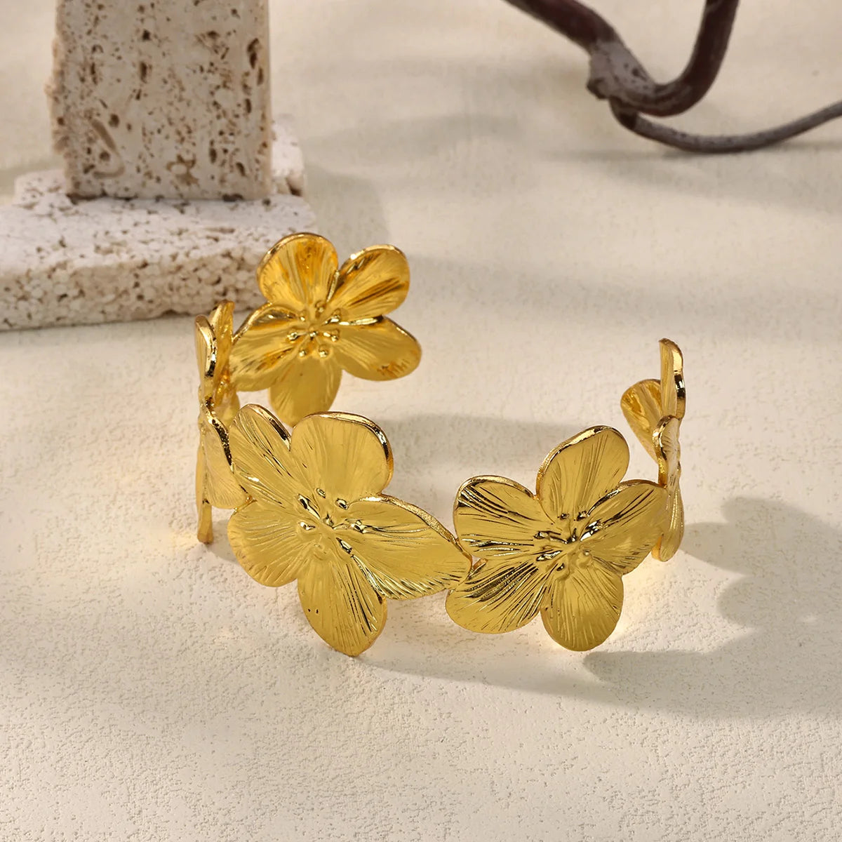 316L Stainless Steel Shell Starfish Bangles for Women Fashion Gold Silver Color Cuff Bangle Bracelet Femme Aesthetic Jewelry