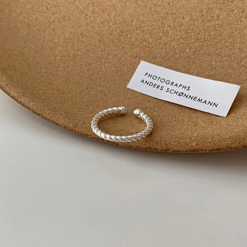 Aura pearl  sterling silver rings