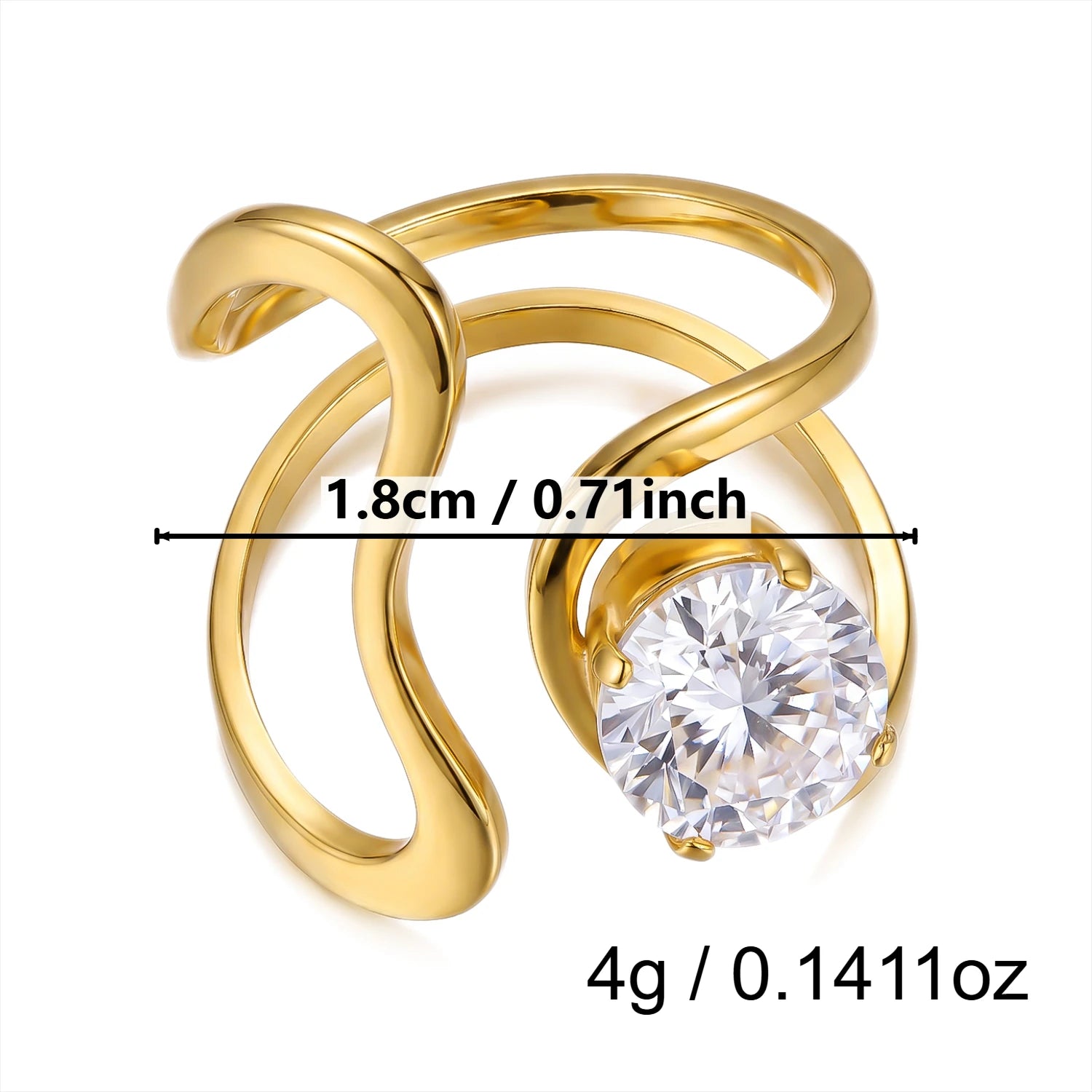 Liquid metal Geometric RING
